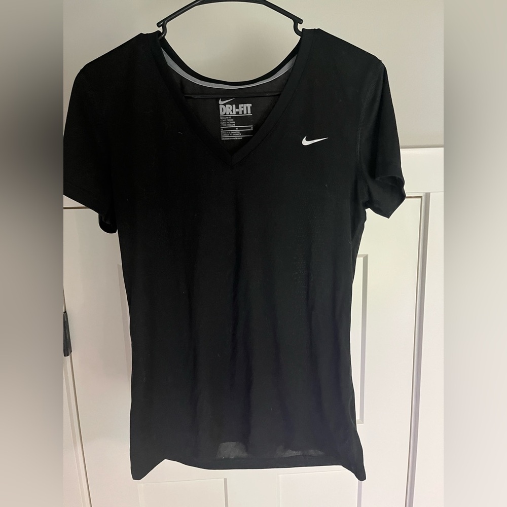 Nike Black Fitted Short Sleeve Tee